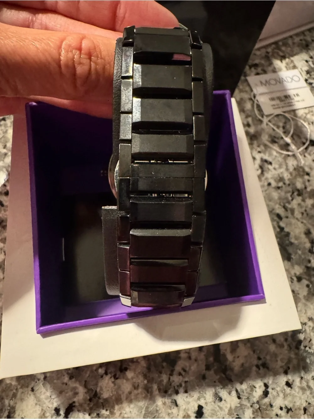 Movado BOLD Men’s Black Museum Dial Watch with Black Bracelet